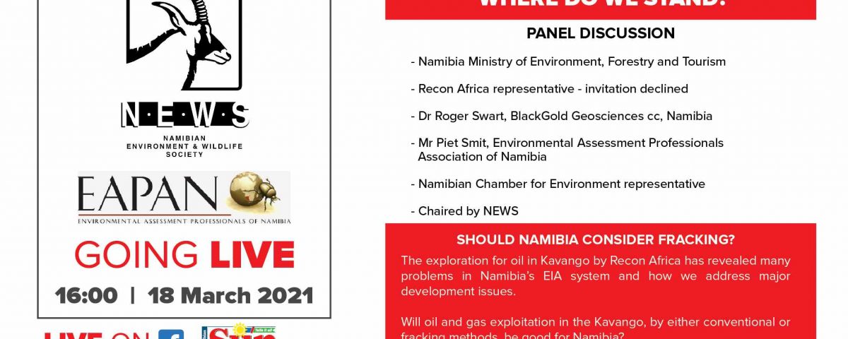 Advert Should Namibia consider Fracking